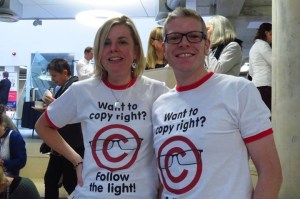 Jane and Chris on tour