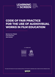 Webinar 62 – Introducing the Code of Fair Practice for Film Educators ...