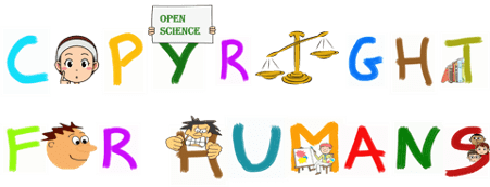 An illustration of the words Copyright for Humans